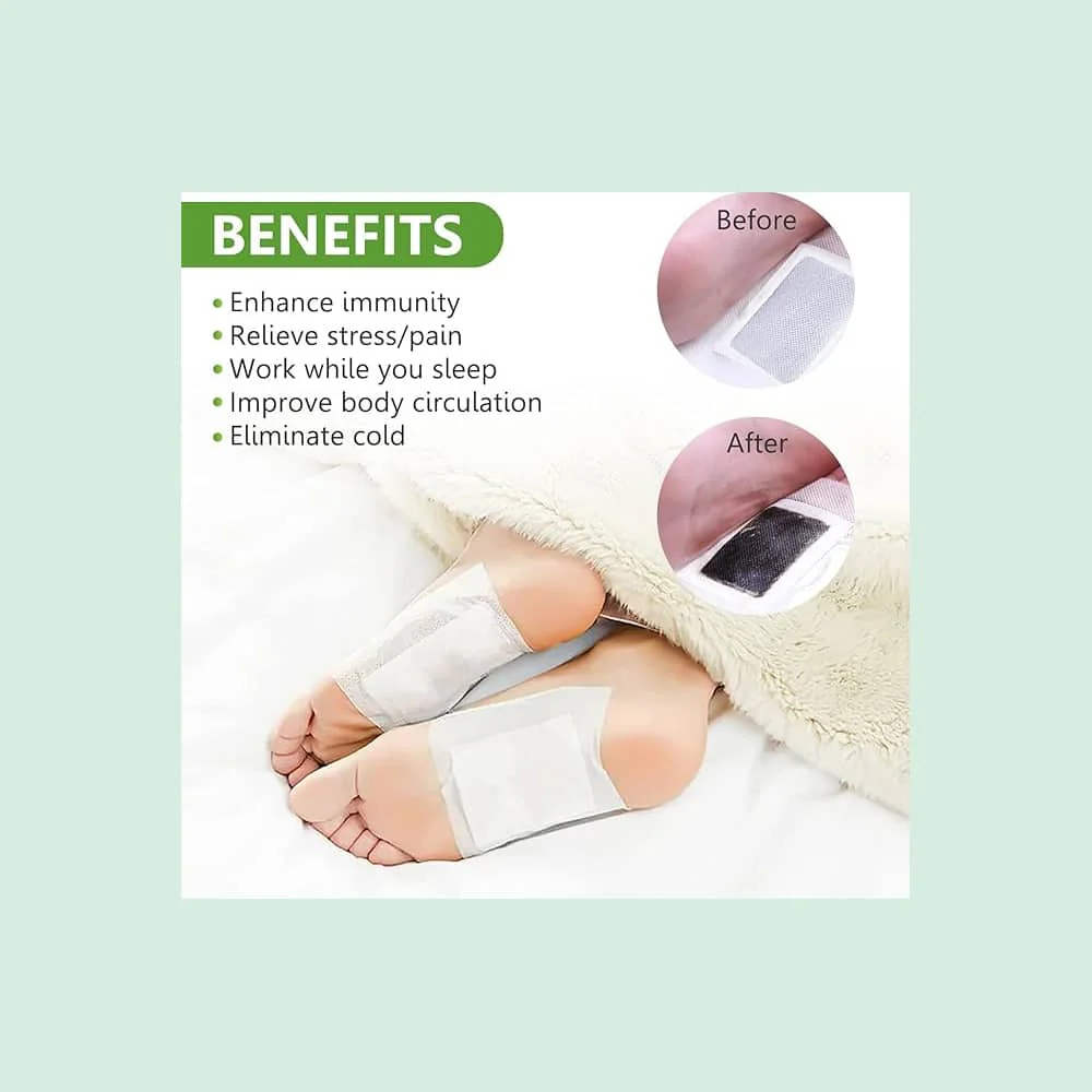Kinoki Detox Fodplastre - 5 dages kur (10 stk. pakke) - Image 10