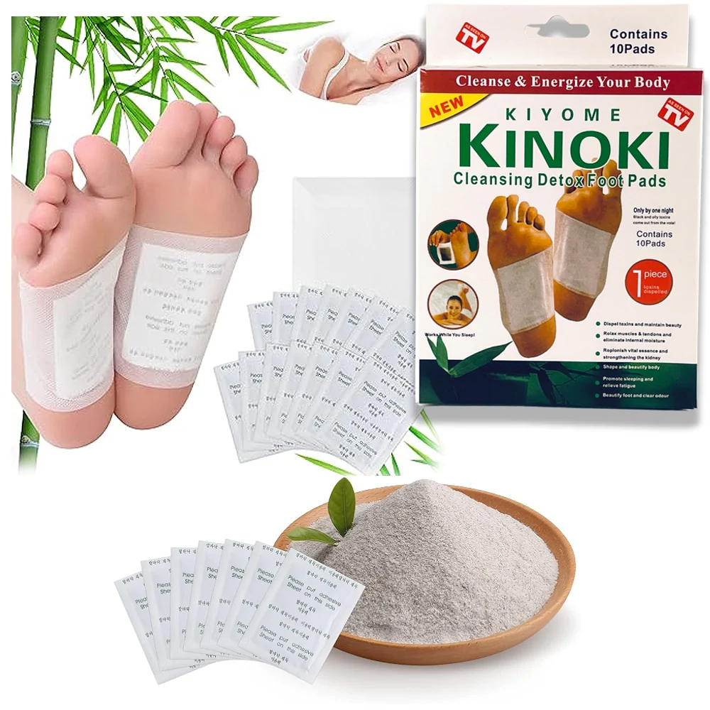 Kinoki Detox Fodplastre - 5 dages kur (10 stk. pakke) - Image 3