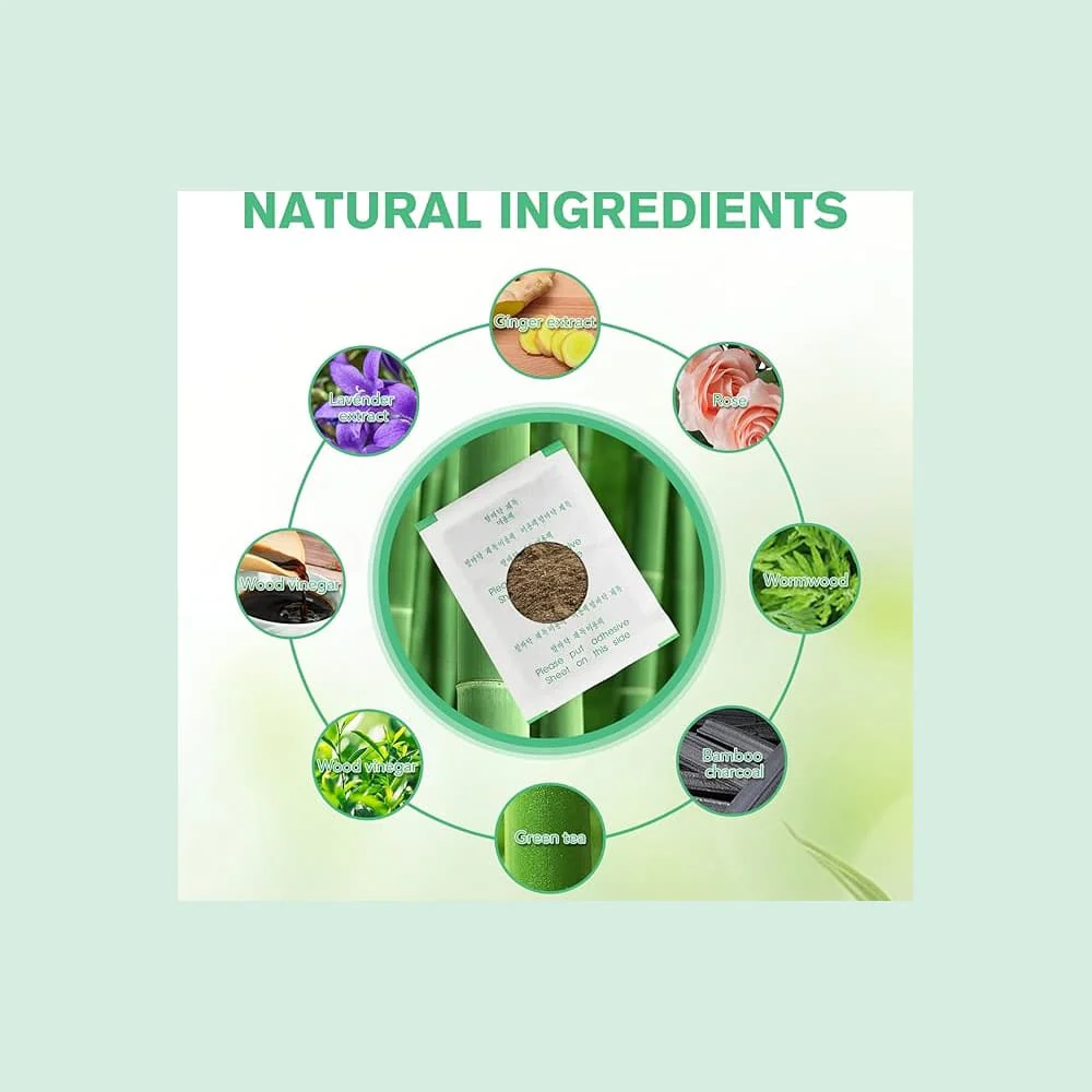 Kinoki Detox Fodplastre - 5 dages kur (10 stk. pakke) - Image 8