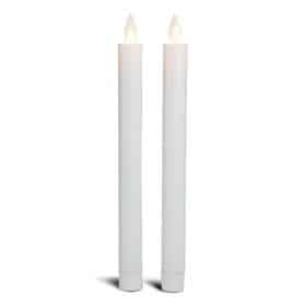 LED kronelys plastik - 2 stk. - 22,2 cm - m/3D flamme - (flere farver) - Image 5