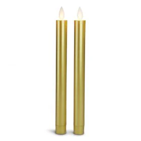 LED kronelys plastik - 2 stk. - 22,2 cm - m/3D flamme - (flere farver) - Image 6