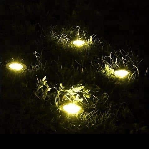 Solcelle LED spot til haven med spyd (4 stk.) - Image 4