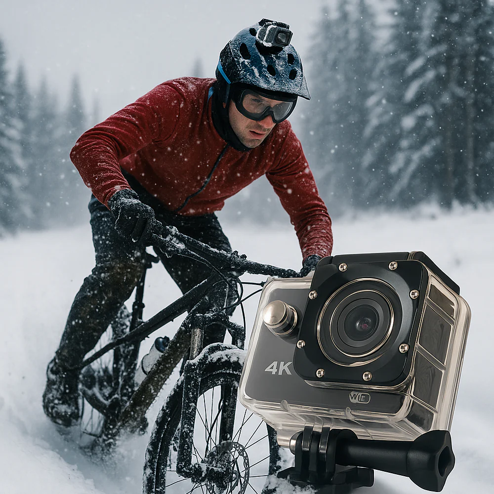 Action Kamera 4K m/vandtæt etui 30 meter - 16.0 mega Pixels - Image 4