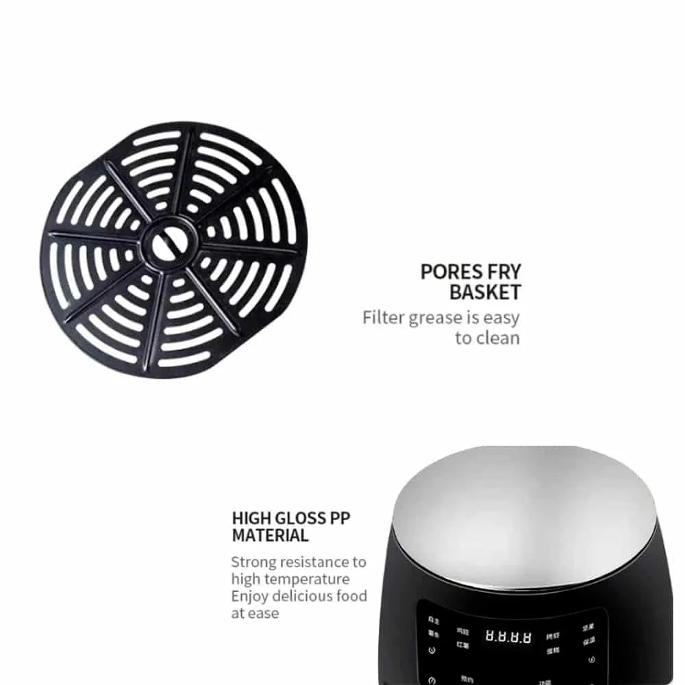 Airfryer 3.5 liter (fedtfattig: grille, bage, stege og friturestege) - Image 4