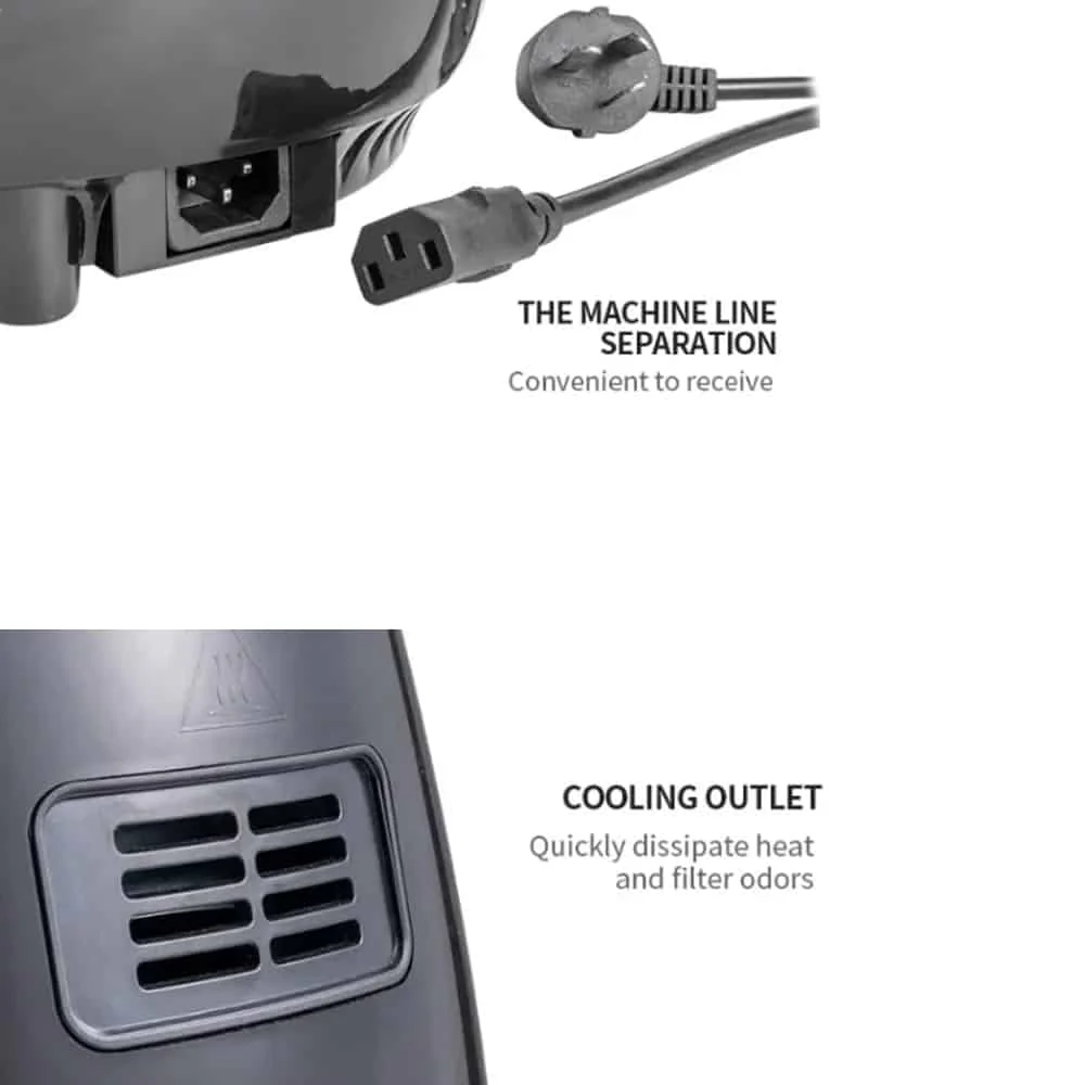 Airfryer 3.5 liter (fedtfattig: grille, bage, stege og friturestege) - Image 5
