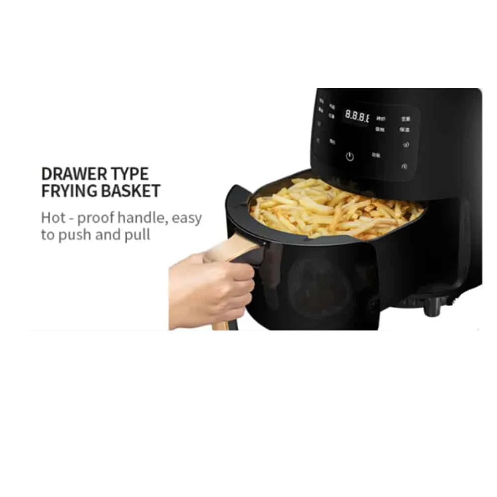 Airfryer 3.5 liter (fedtfattig: grille, bage, stege og friturestege) - Image 6
