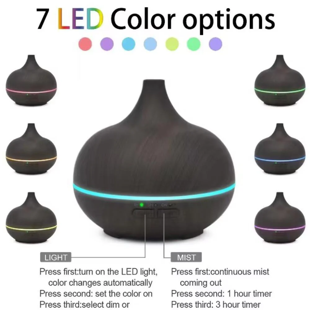Aroma Diffuser – 500 ml med trælook - Image 7