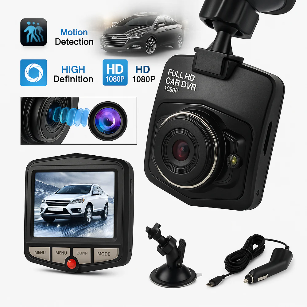 Bilkamera/Dashcam 2,4" skærm (Full HD 1080) - Image 3