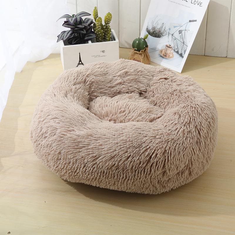 Blød og beroligende donut kattepude (sort, beige, grå, koks eller pink) - Image 10