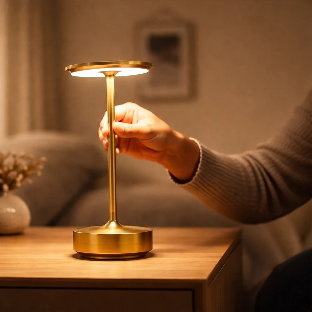 Bordlampe LED m/touch & genopladelig funktion - Image 3