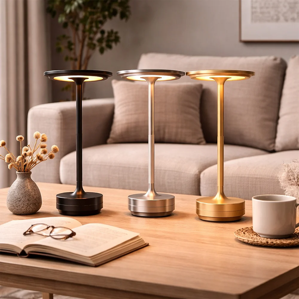 Bordlampe LED m/touch & genopladelig funktion - Image 4