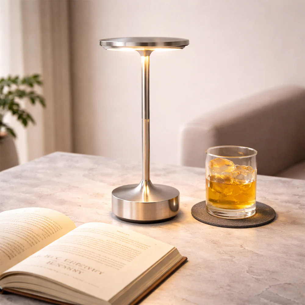 Bordlampe LED m/touch & genopladelig funktion - Image 5