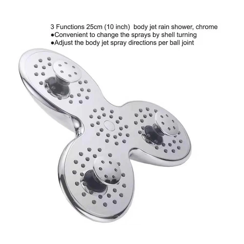 Bruse hoved - med 3 individuelle dyser og 3 strålefunktioner - - Image 6