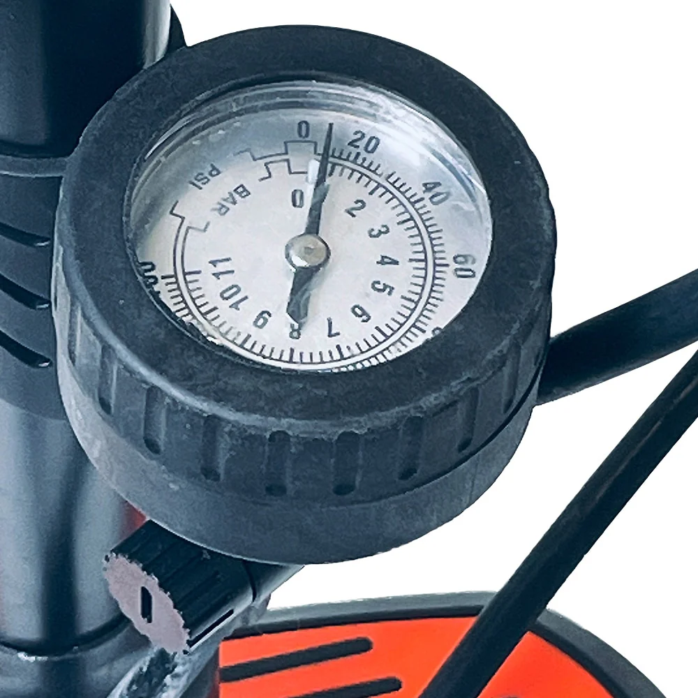 Cykelpumpe Deluxe: 11 bar/160 PSI med Integreret Manometer - Image 4