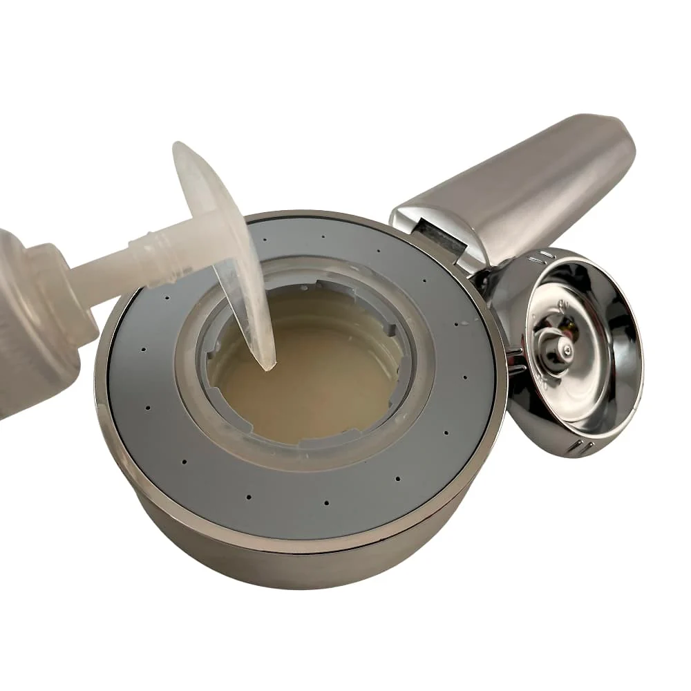 Dobbeltsidet Brusehoved - m/shampoo dispenser - Image 8