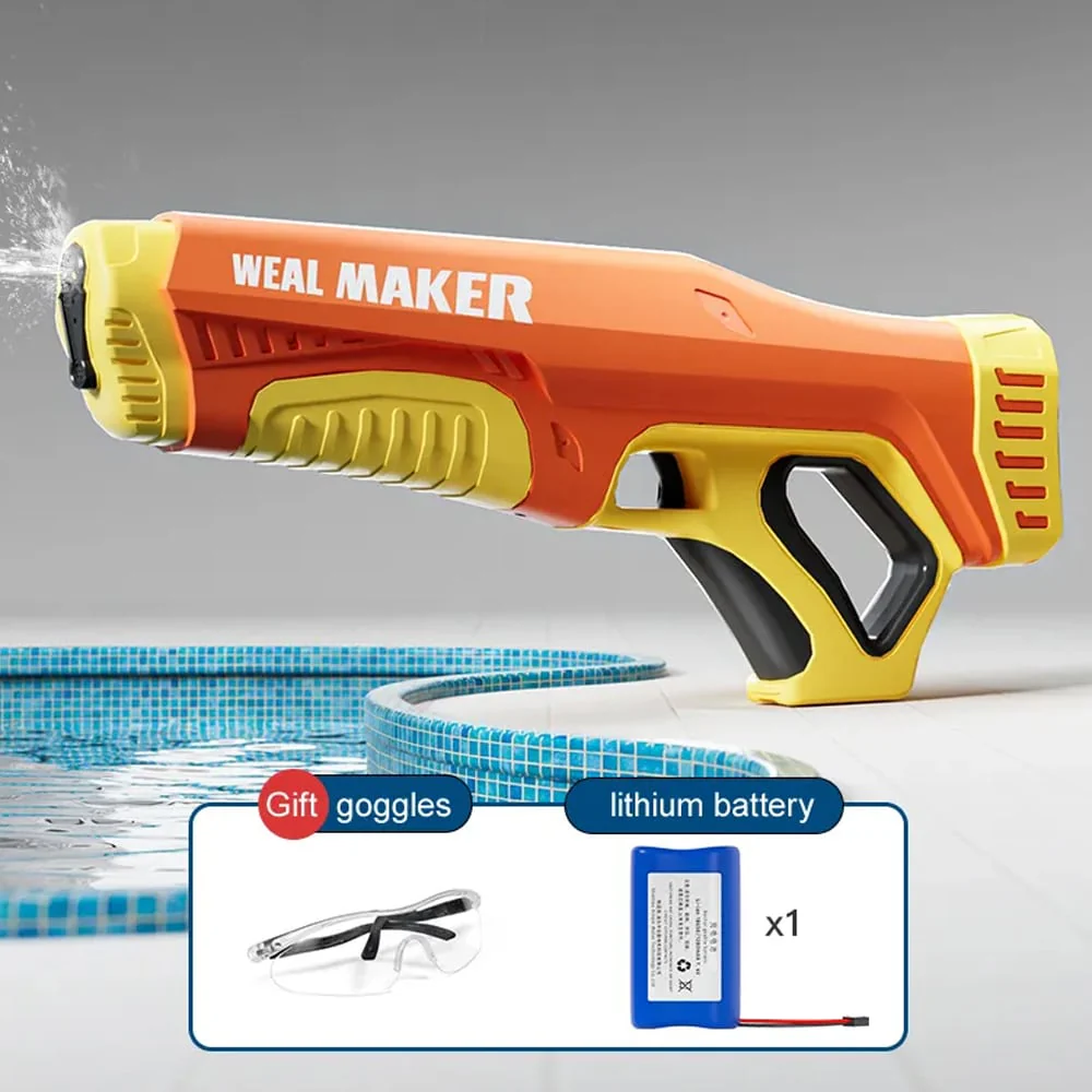 Elektrisk Kraftfuld Vandpistol der selv suger vand op når den genlader - Image 16