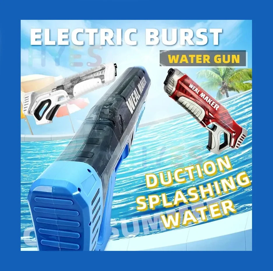 Elektrisk Kraftfuld Vandpistol der selv suger vand op når den genlader - Image 5