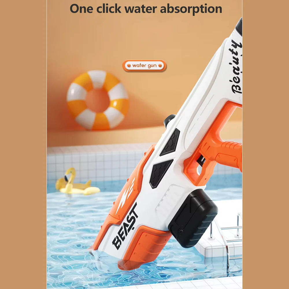 Elektrisk Vandpistol – BEAST Beauty – Kraftfuld Vandaction i Mega-størrelse! - Image 8