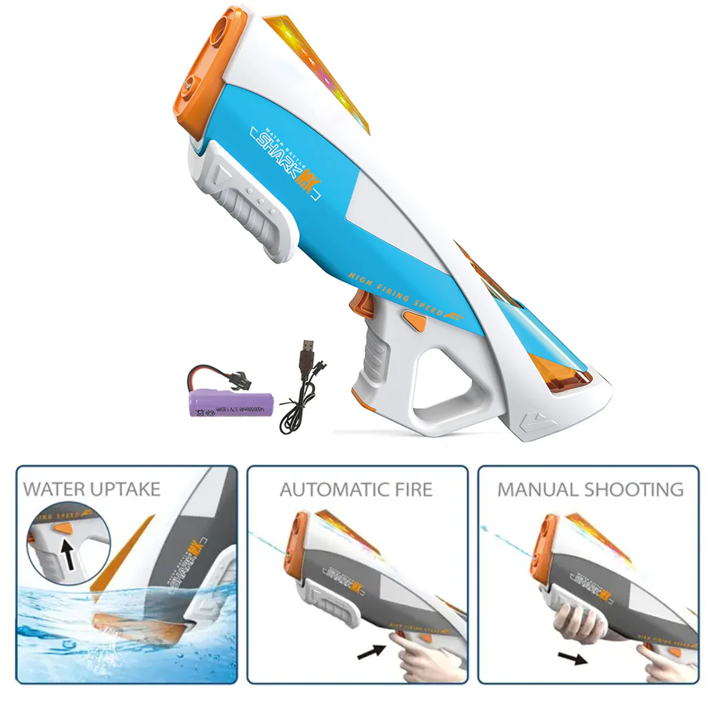 Elektrisk Vandpistol – SHARK MK - Automatisk Action med Stil - Image 8