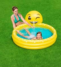 Emoji badebassin m/springvand fra Bestway - Image 2