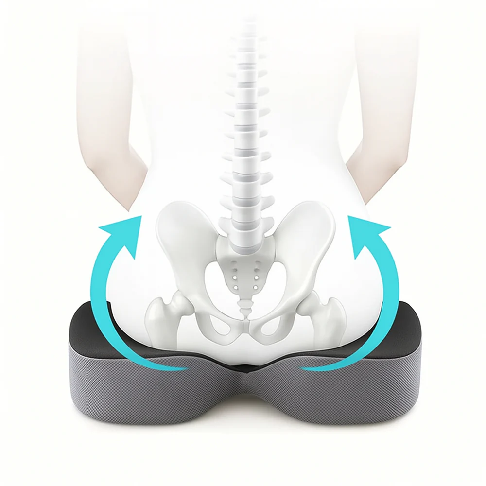 Ergonomisk Memory Foam Sædepude - Image 3