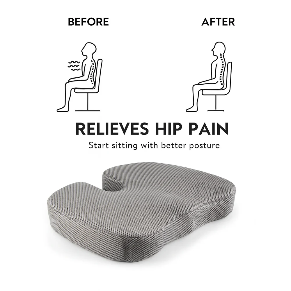 Ergonomisk Memory Foam Sædepude - Image 5