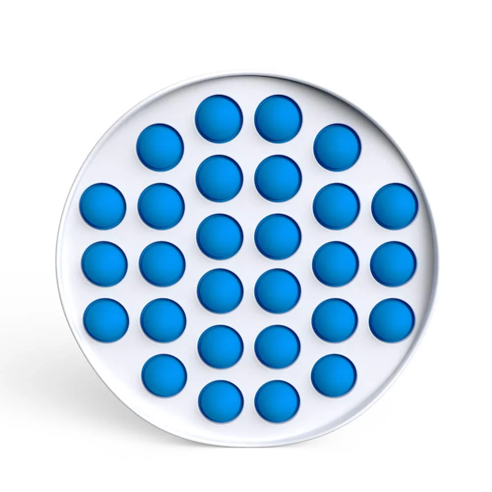 Fidget Toys - Pop It Bubbles - Hvid Cirkel (flere farver) - Image 3