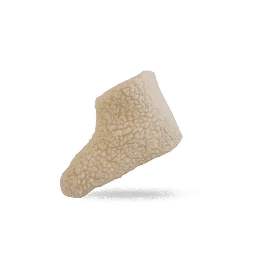 Fluffy Uldstøvle (100% ren uld) - Model Hvid - Dansk Design fra SHUS - Image 3