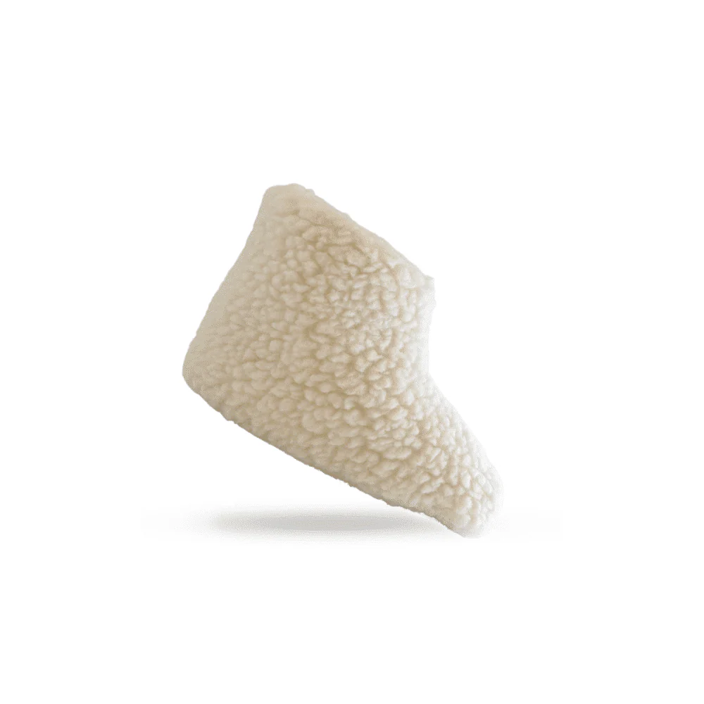 Fluffy Uldstøvle (100% ren uld) - Model Hvid - Dansk Design fra SHUS - Image 5