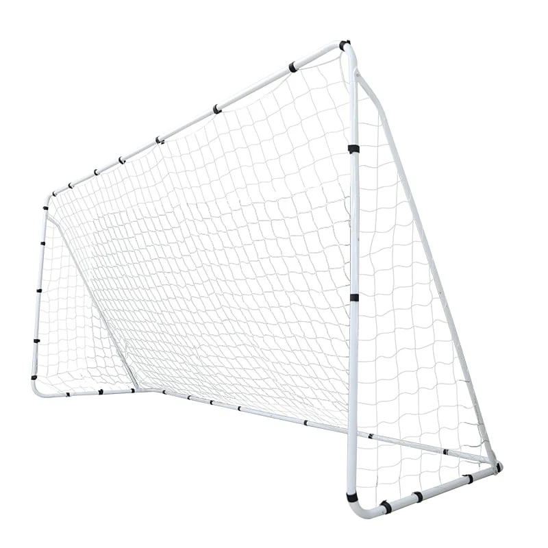 Fodboldmål med stålramme (215x150x76cm)