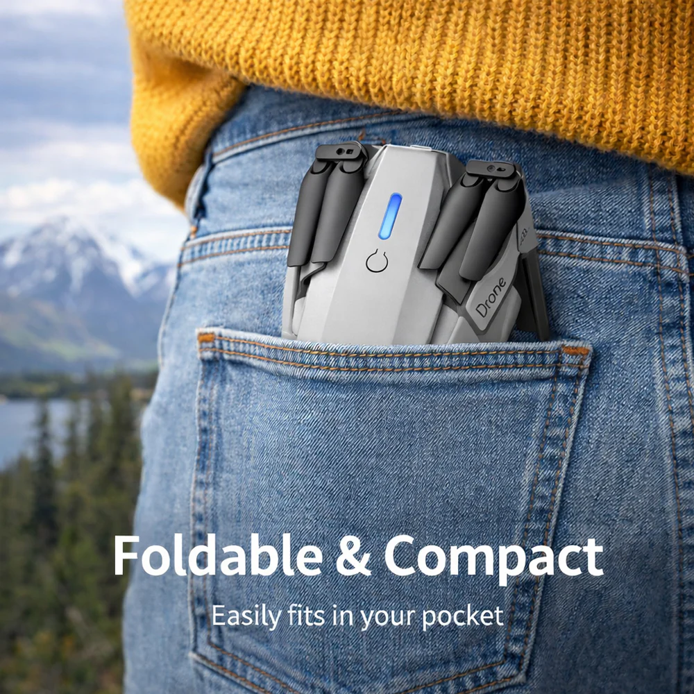 Foldbar Drone 4K med/uden kamera - Image 3