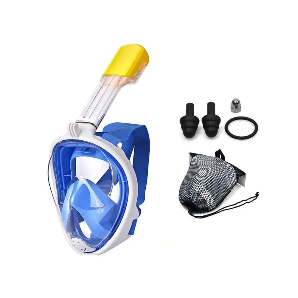 Snorkelmaske til børn og voksne med snorkel og 180 graders udsigt - Image 12