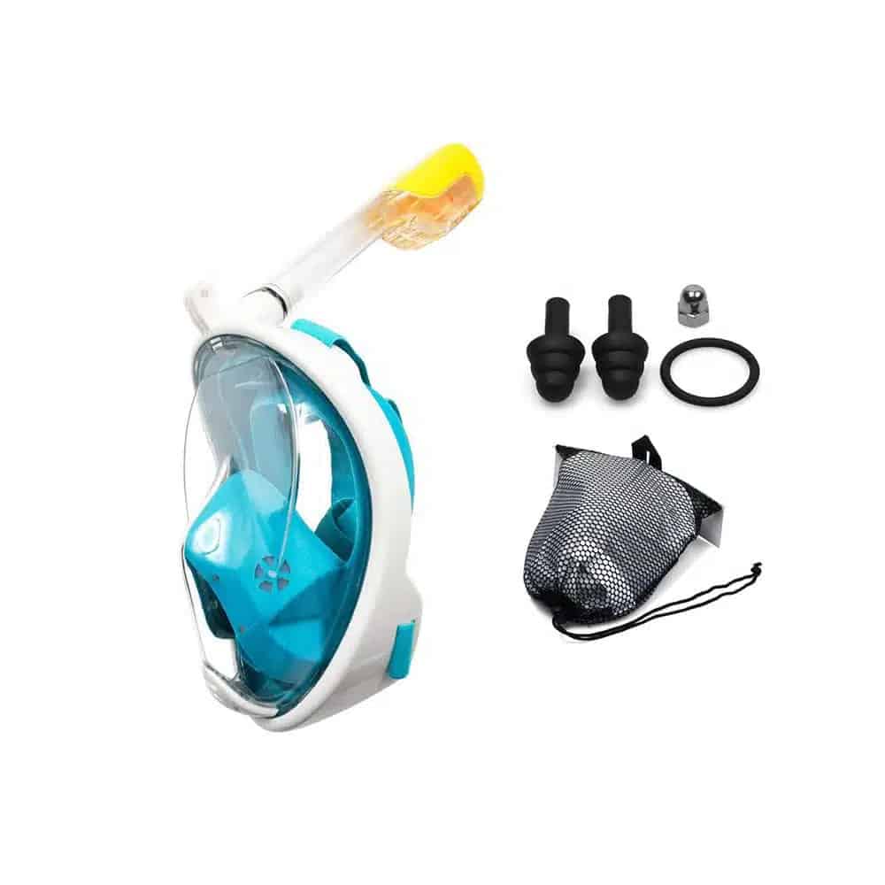 Snorkelmaske til børn og voksne med snorkel og 180 graders udsigt - Image 13