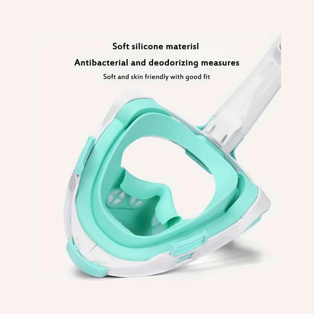 Snorkelmaske til børn og voksne med snorkel og 180 graders udsigt - Image 9