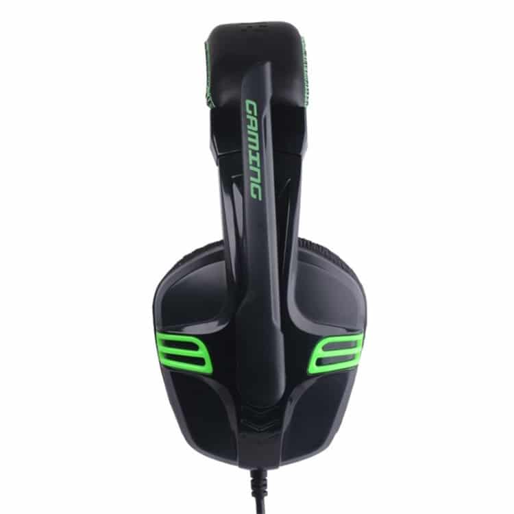 Gamer PC Headset m/mikrofon og stereo lyd - sort/grøn - - Image 5