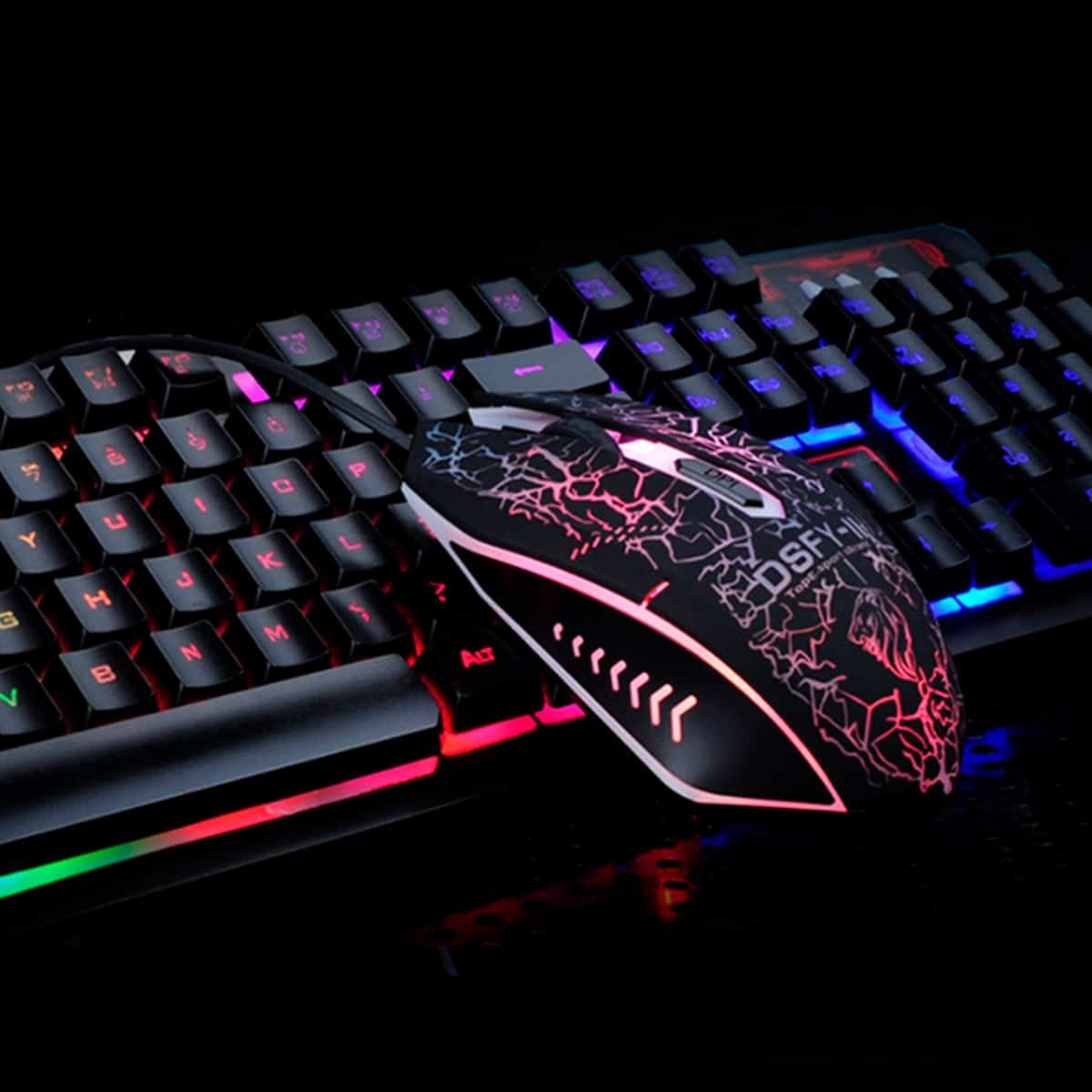 Gaming tastatur & mus med backlight LED - Image 2