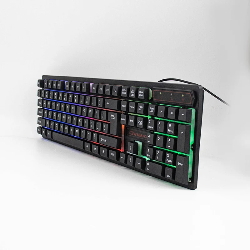 Gaming tastatur med backlight LED lys & affjedring på tasterne - Image 2