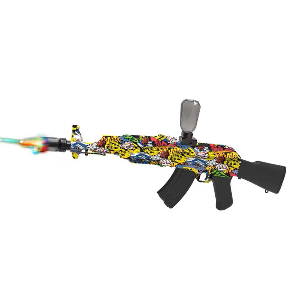 Gel Blaster AK47 - elektrisk med sejt lys og røg - Image 3