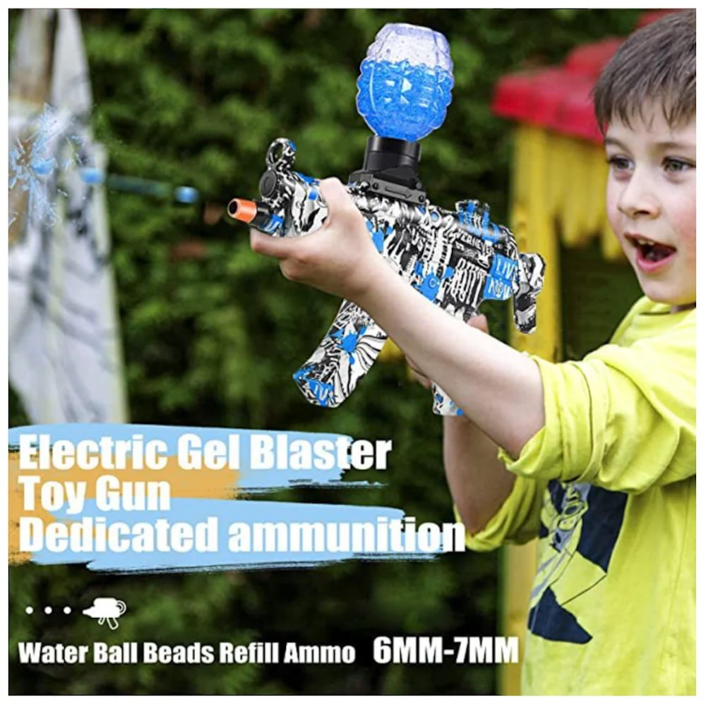 Gel Blaster Elektrisk Maskinpistol - inkl. gelékugler - rækkevidde på 20+ meter - (Ekstra stort batteri) - Image 12