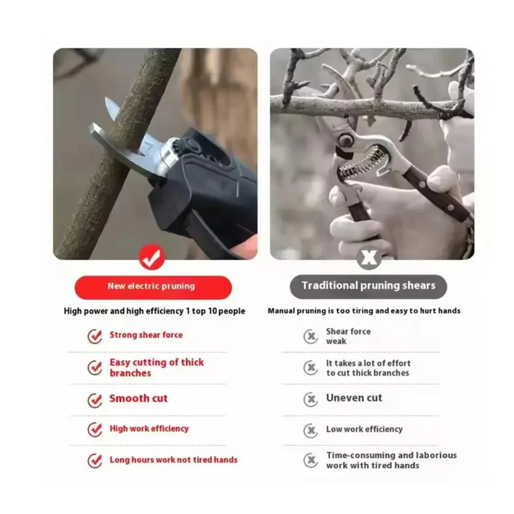 Genopladelig Elektrisk Beskæresaks - Image 4