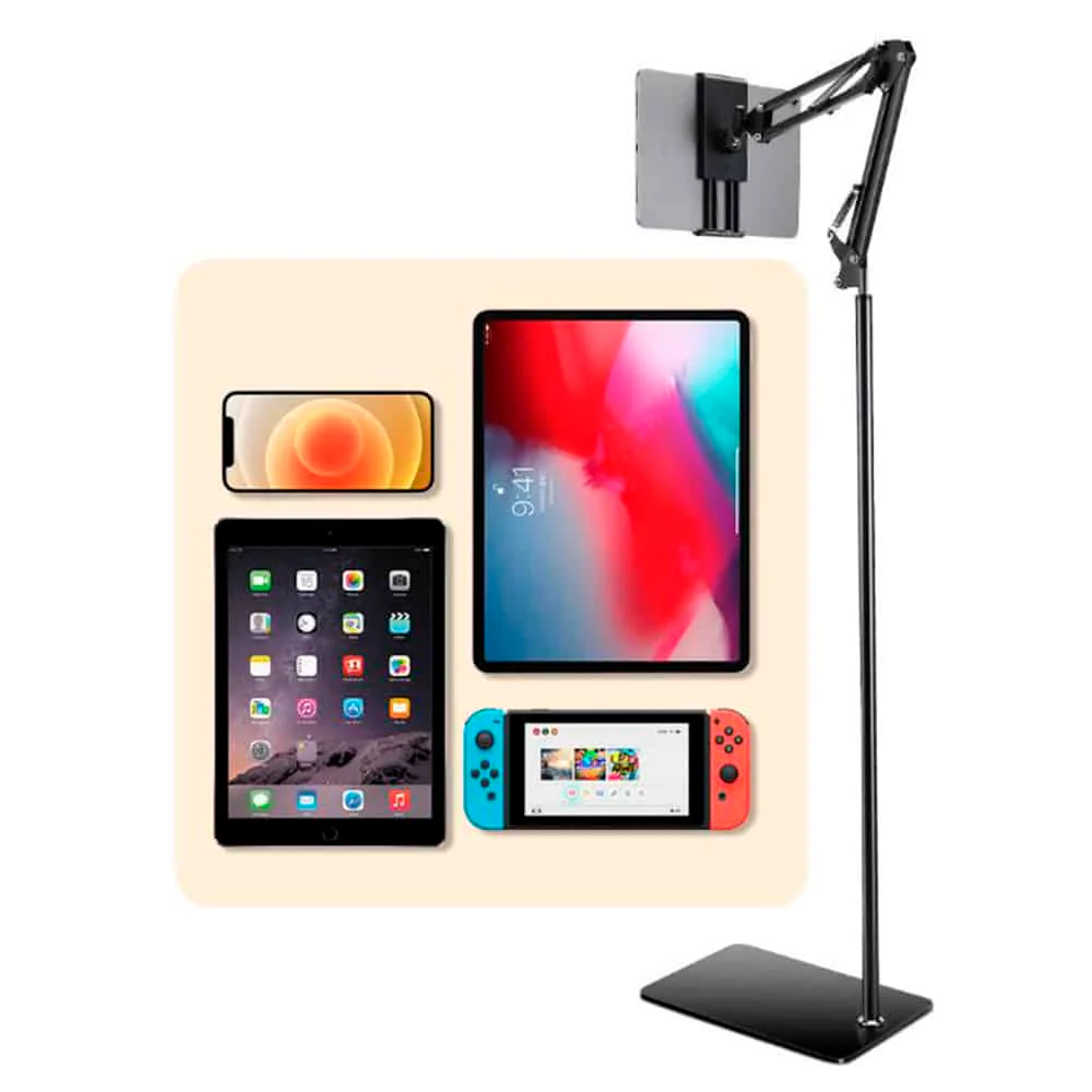 Gulvstander til tablet og smartphone - Justerbar og stabil løsning - Image 11