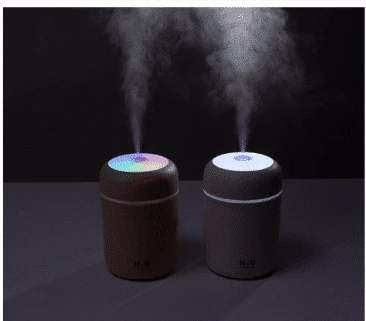 H2O Luftfugter / Humidifier m. LED Lys (Fås i flere farver) - Image 5