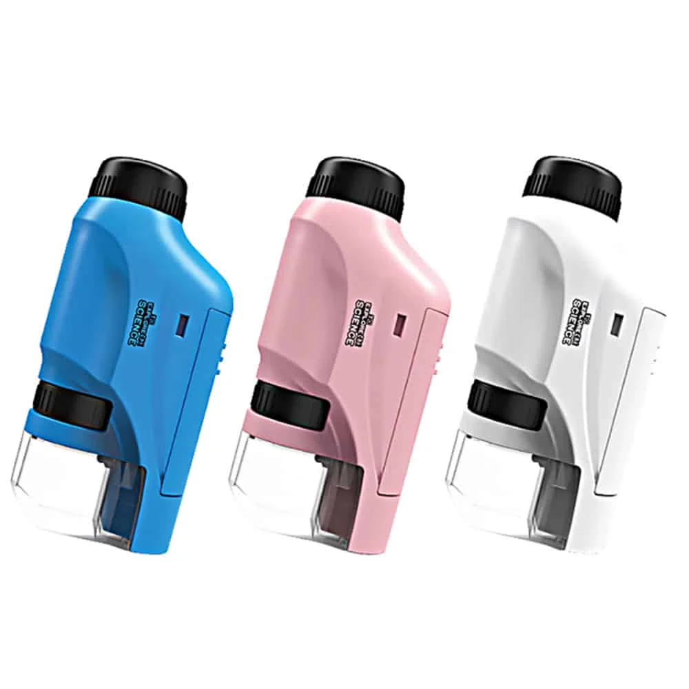 Håndholdt Mikroskop til Børn - Pink, Blå eller Hvid - - Image 14