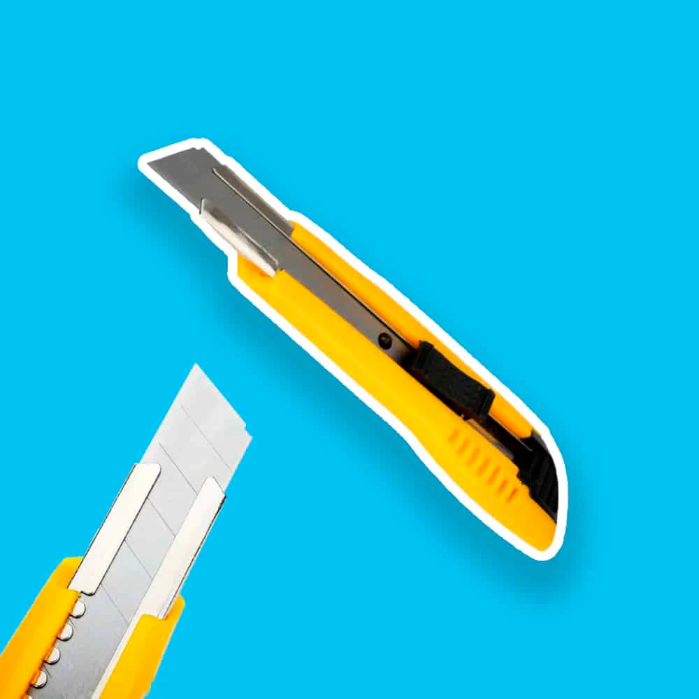 Hobbykniv med 18 mm knækblade