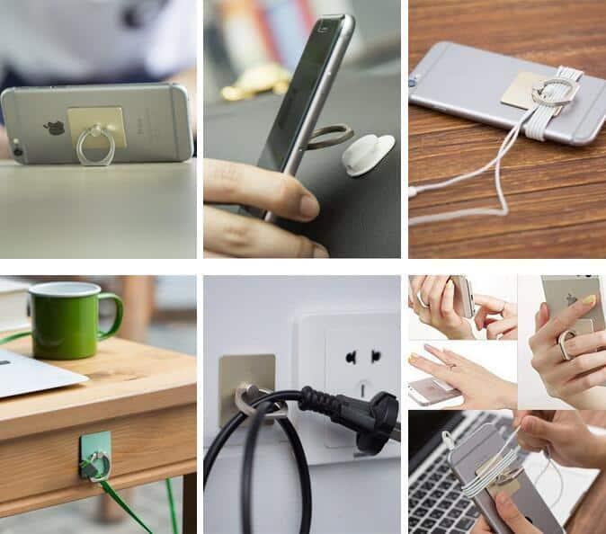Universal Ring Holder til Smartphone/Tablet - Image 7