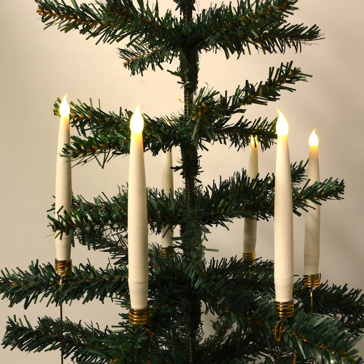 Juletræslys LED 20 stk. Trådløse inkl. Fjernbetjening &amp; Klemmer - passer til de fleste Georg Jensen lysholdere m.m. - Image 8
