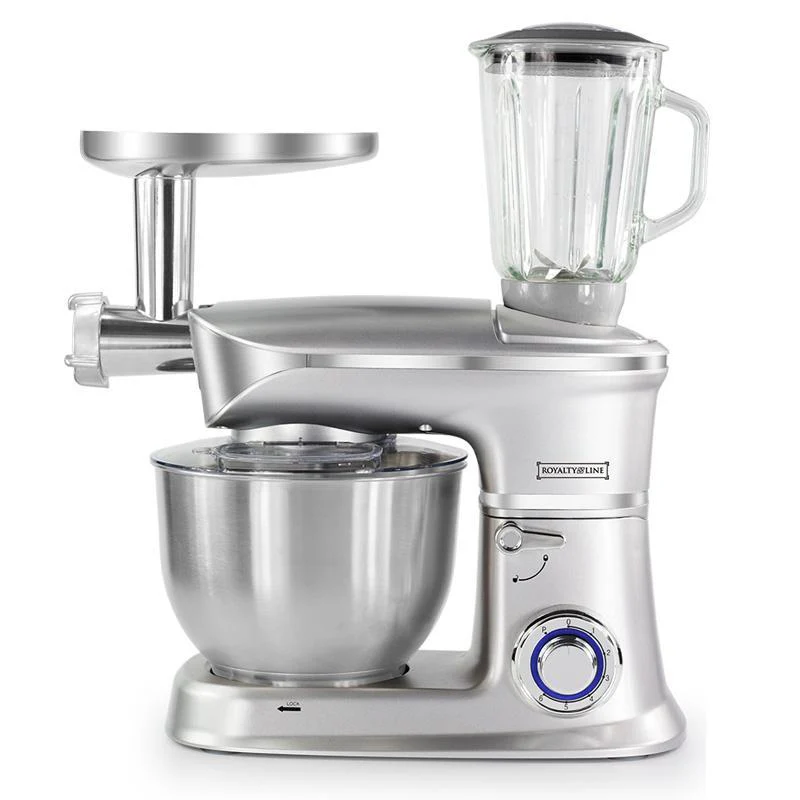 Køkkenmaskine 3-i-1 1900 watt Rød, Sort eller Sølv (blender, kødhakker og røremaskine) - Image 5