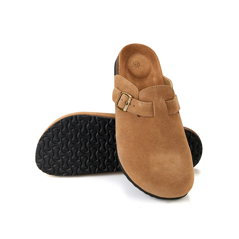 Komfort og stil i ét – Klassiske kork-sandaler med lukket tå - Image 6