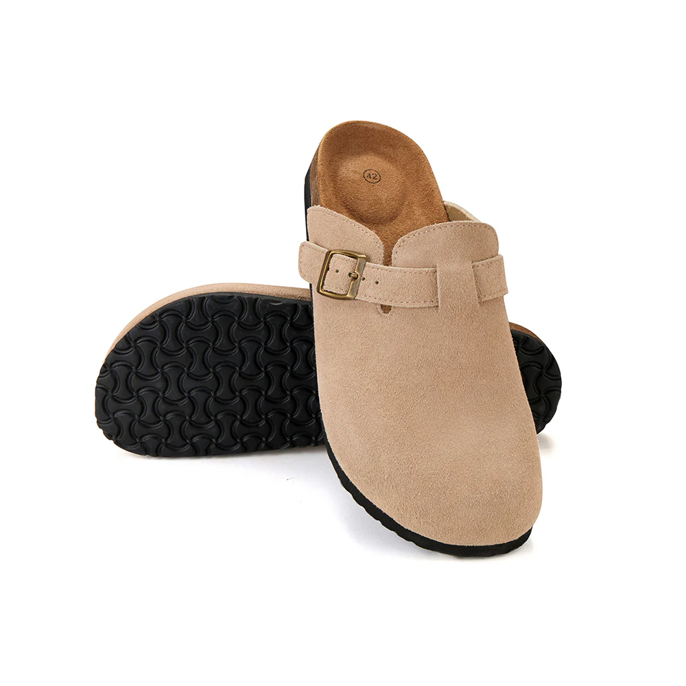 Komfort og stil i ét – Klassiske kork-sandaler med lukket tå - Image 7