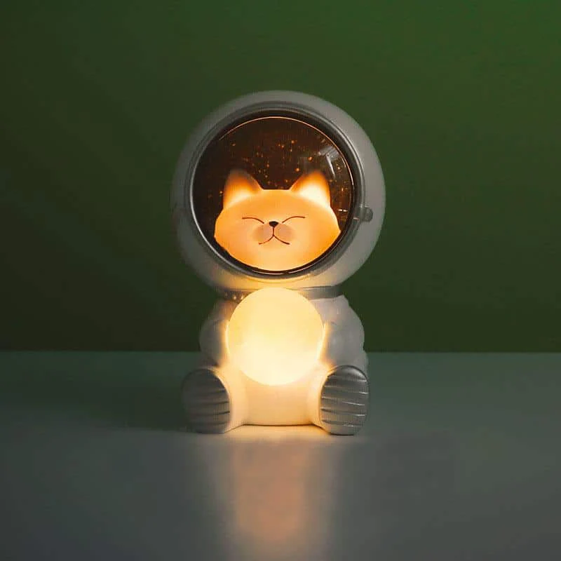 LED Astronaut natlys med dyr - Image 4